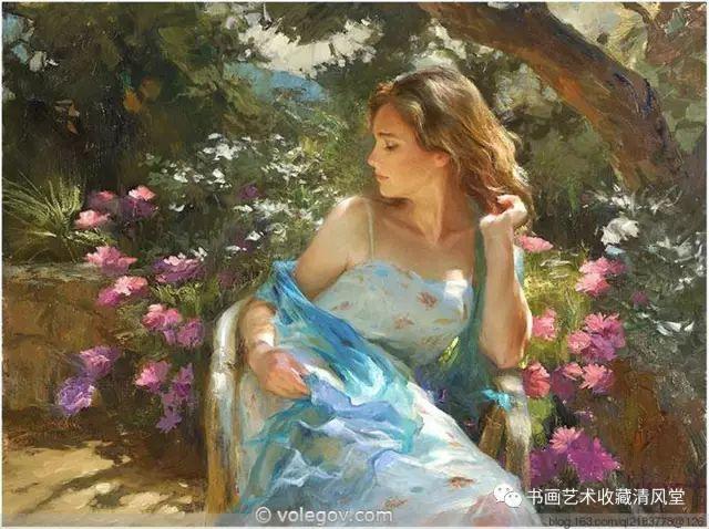 六十幅作品——油画中的俄罗斯美女