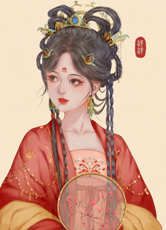 温柔可人的元气美少女插画，每一位风格都不同，美的让人目不暇接