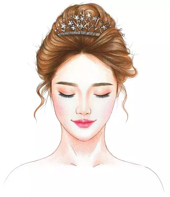 教你用彩铅画古风美女插画（附造型图解）