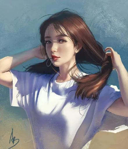 越南插画师一支笔塑造众多绝色美女，网友：这款恋人是我的“梦”