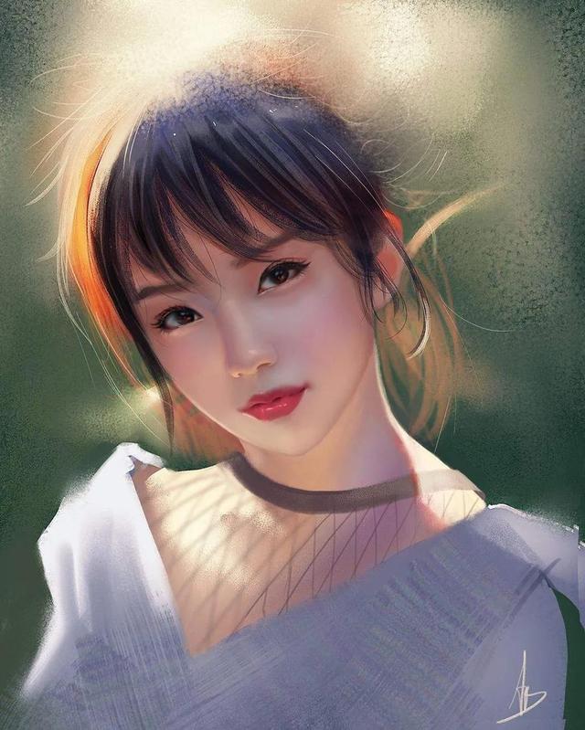 越南插画师一支笔塑造众多绝色美女，网友：这款恋人是我的“梦”