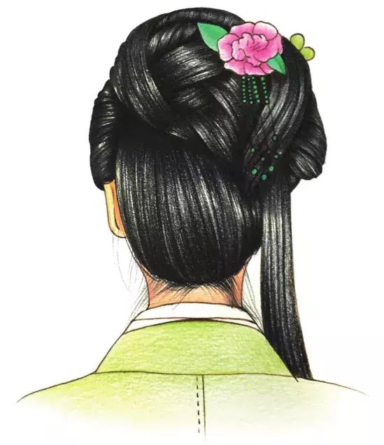 教你用彩铅画古风美女插画（附造型图解）