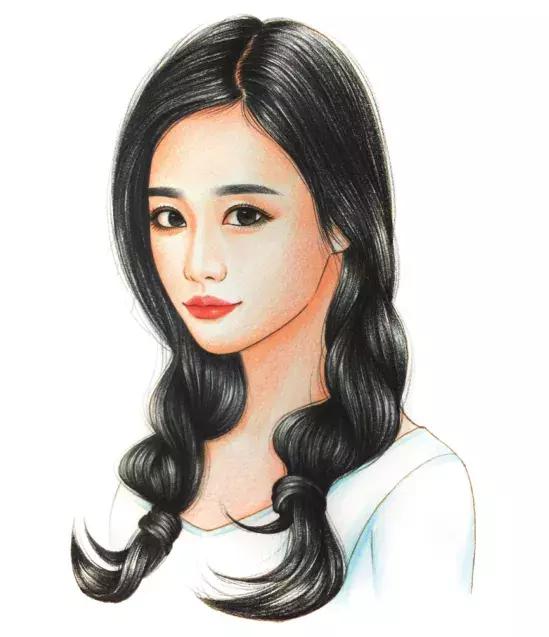 教你用彩铅画古风美女插画（附造型图解）