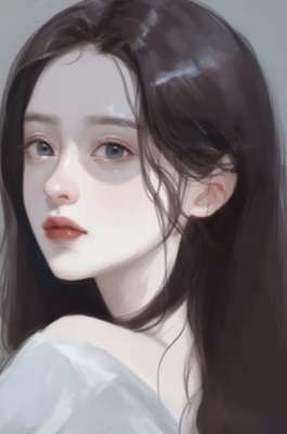 插画美女图_一组温柔系美少女插画｜水汪汪的大眼睛太通透了