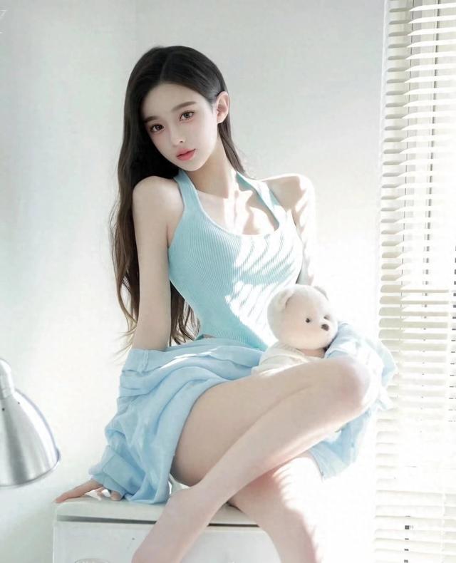 清春白月光，那如诗如画的牛奶肌美女