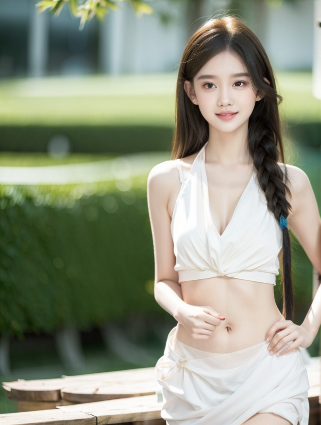 清纯美女夏日比基尼写真照片