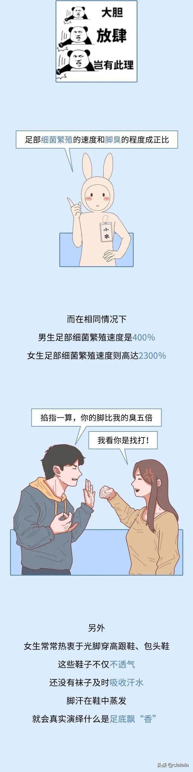 女生身体的哪些部位比较“臭”？男生知道几个？（漫画揭秘）