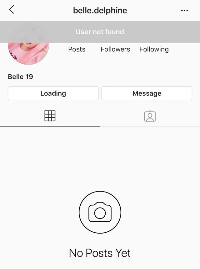 卖洗澡水的美女主播Belle 其ins账号因色情违规被封