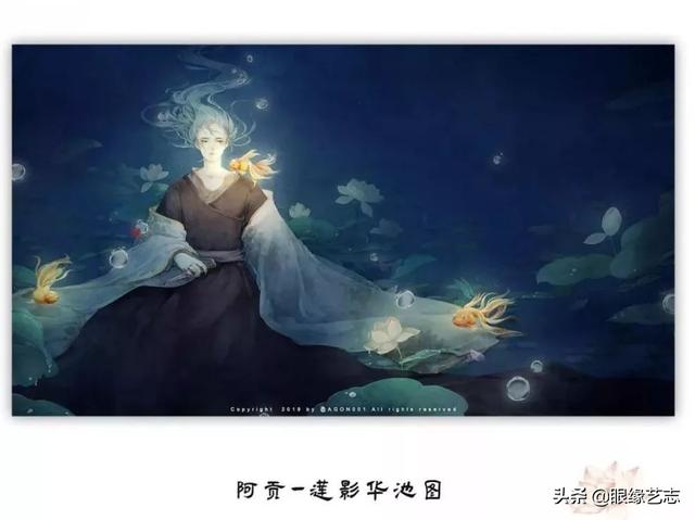 古风美女二十四节气套图，90后插画师的国风味道很正