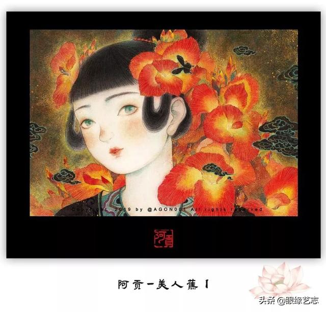 古风美女二十四节气套图，90后插画师的国风味道很正