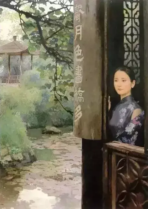 中国油画家们笔下的那些东方美女，有气质的美令人无法忘怀