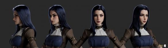 《LOL》宣传CG角色3D建模公布 皮城女警性感美艳