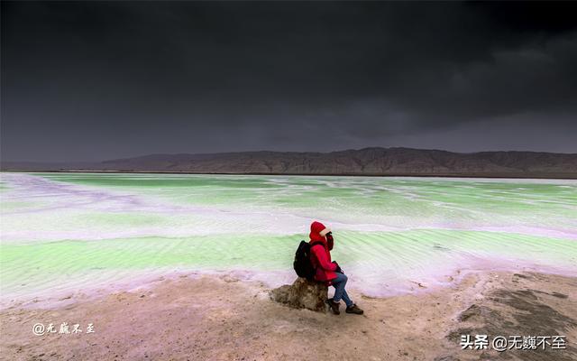 青海奇遇——风雨中的茫崖翡翠湖，沙尘暴后的吉乃尔湖