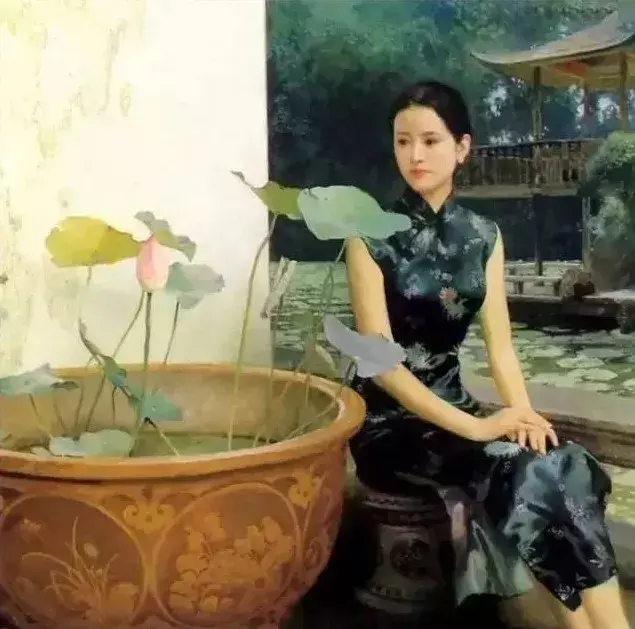 中国油画家们笔下的那些东方美女，有气质的美令人无法忘怀