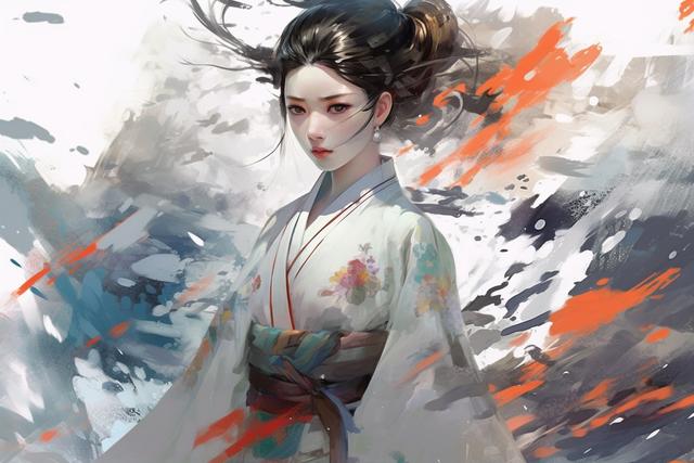 画笔之下的魅力：解大师笔下的武侠古装，国风美女（上）