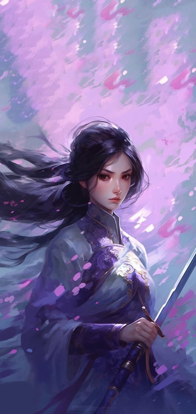 画笔之下的魅力：解大师笔下的武侠古装，国风美女（上）