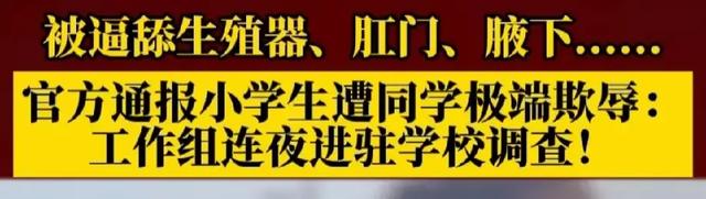 被逼舔生殖器及肛门的校园霸凌处理是否太过敷衍