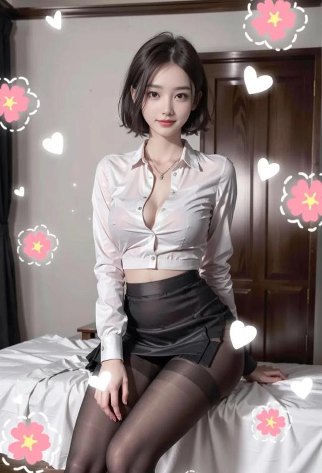 AI虚拟性感美女（黑丝大长腿JK）