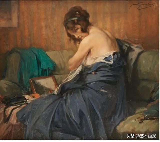 艺术家古韦卢斯的女性人体油画，每一幅画都美到了极致