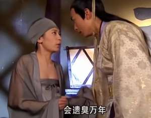 裤衩美女丝袜(裤衩子外露，黑丝，导演怕是个猪脑子吧？我喜欢武媚娘的尼姑装)