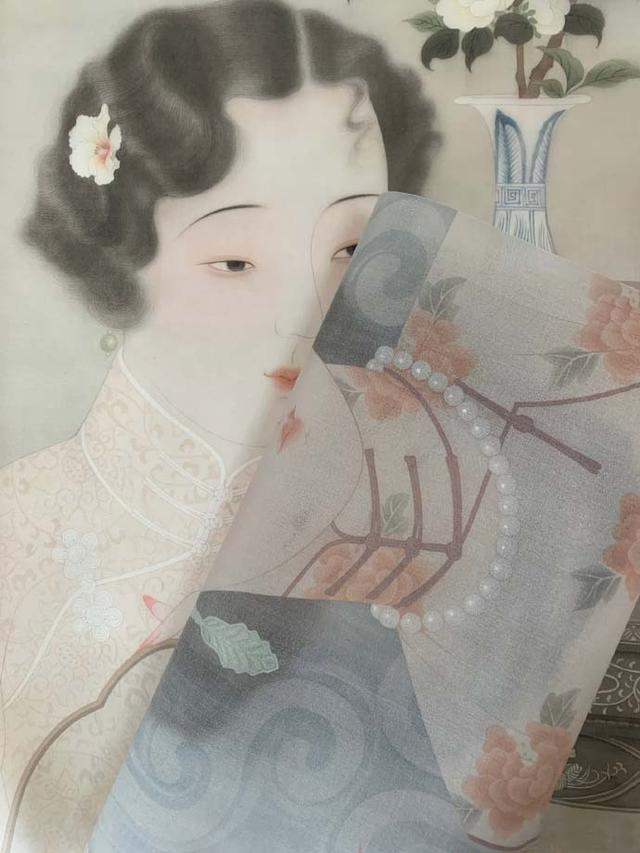 绝美透叠的效果——一组民国美女绘画作品欣赏（图）