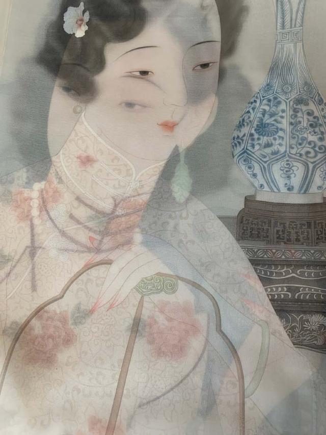 绝美透叠的效果——一组民国美女绘画作品欣赏（图）