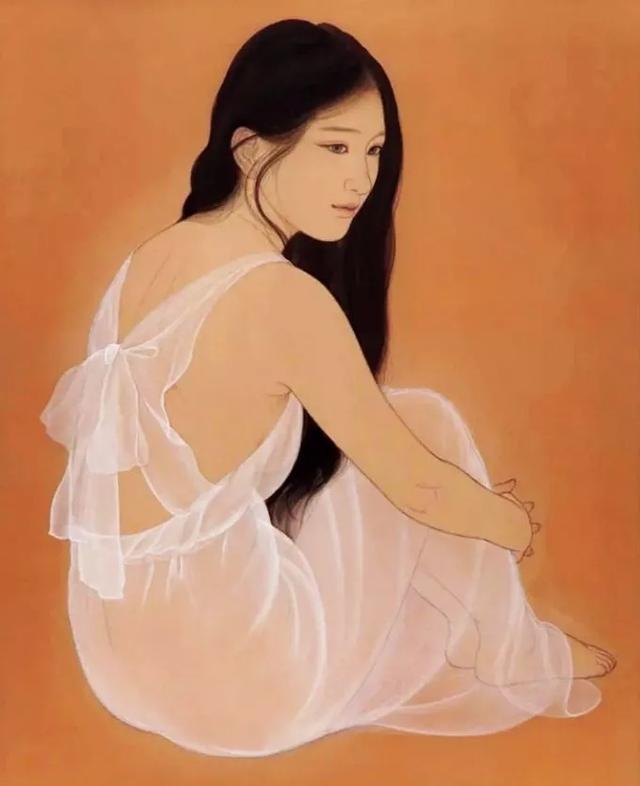 日本女画家唯美工笔人体绘画作品