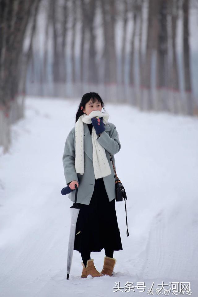 唯有大雪不可辜负！有一种美叫“雪景人像”