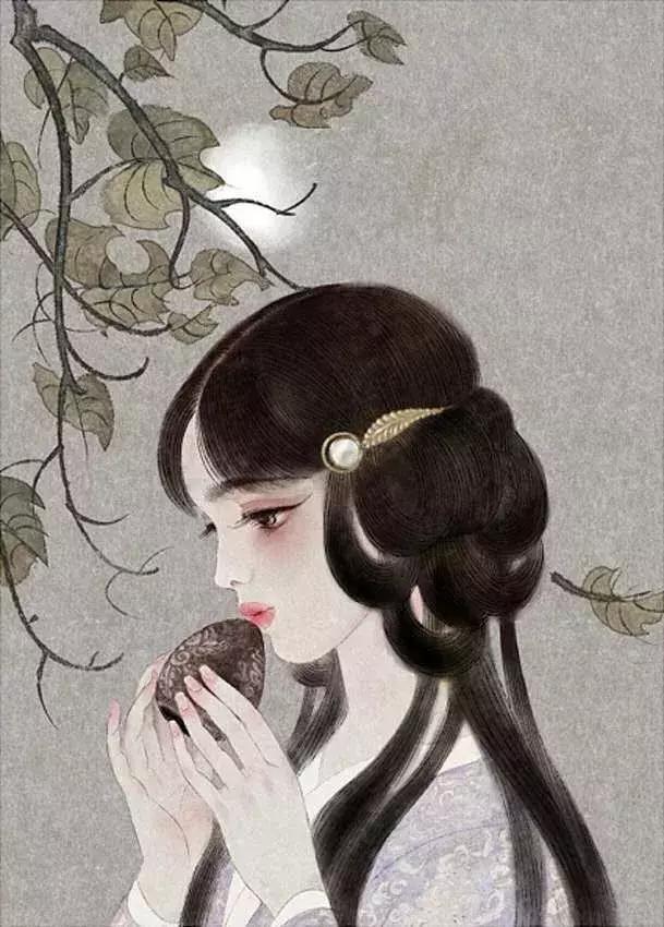 她把词牌名画成美人，每张都美得动人心弦