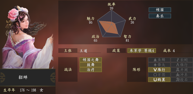 三国志14：游戏中最极品的三位女将，看到她们我已经无心打仗了！