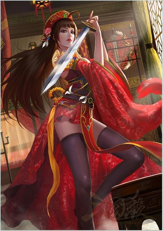 《三国杀》这些又美又飒的女将，难怪古代君王不早朝