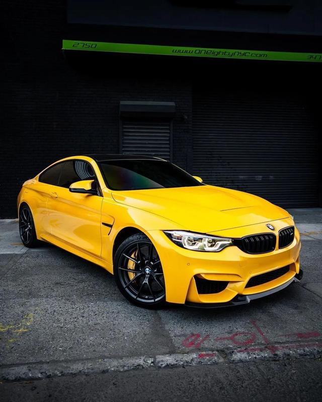 宝马BMW M4 CS黄色诱惑