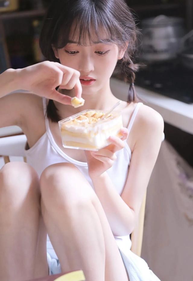 美女写真：清纯双马尾