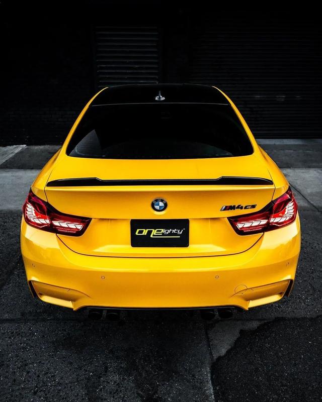 宝马BMW M4 CS黄色诱惑